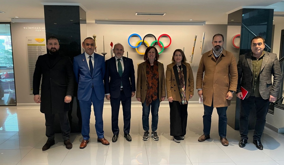 Türkiye Milli Olimpiyat Komitesi’ne Ziyaret