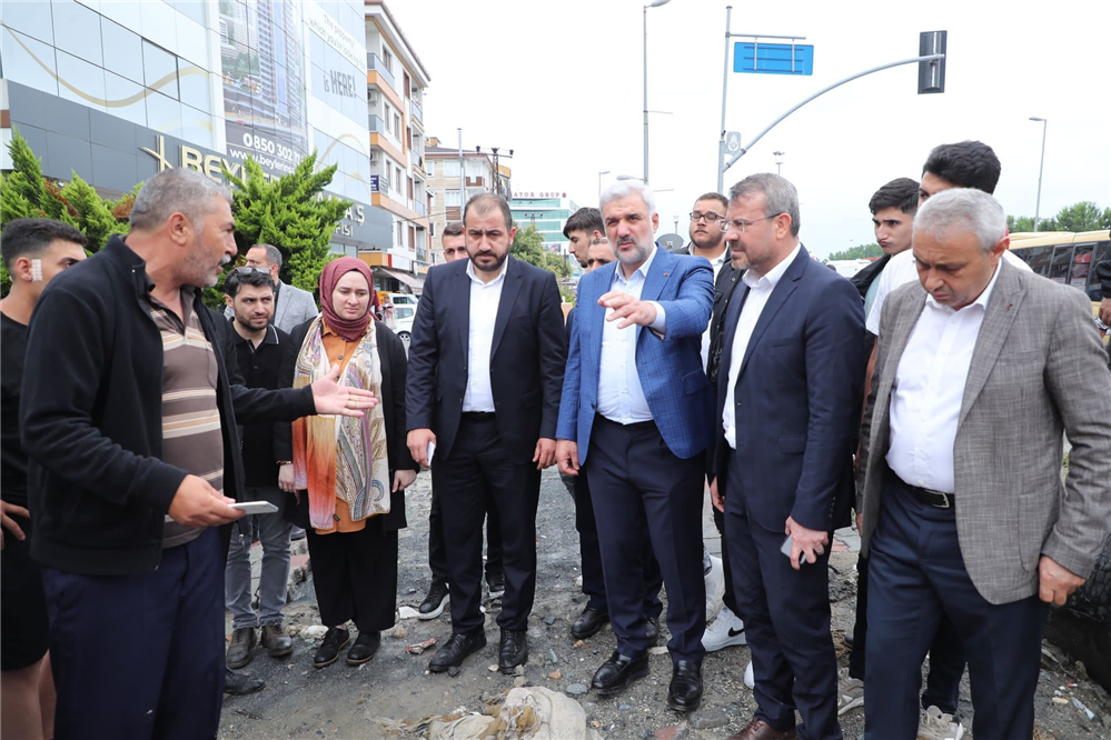 İl Başkanımız Kabaktepe Sel Felaketinden Etkilenen Bölgeleri Ziyaret Etti