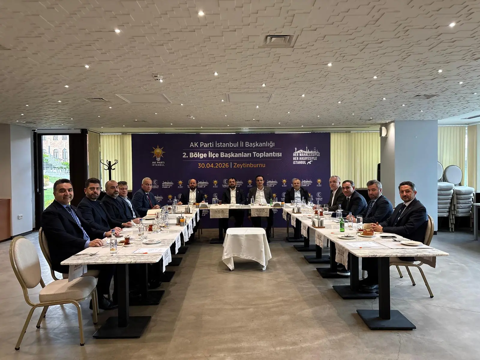 İlçe Başkanlarımızla teşkilat toplantısı