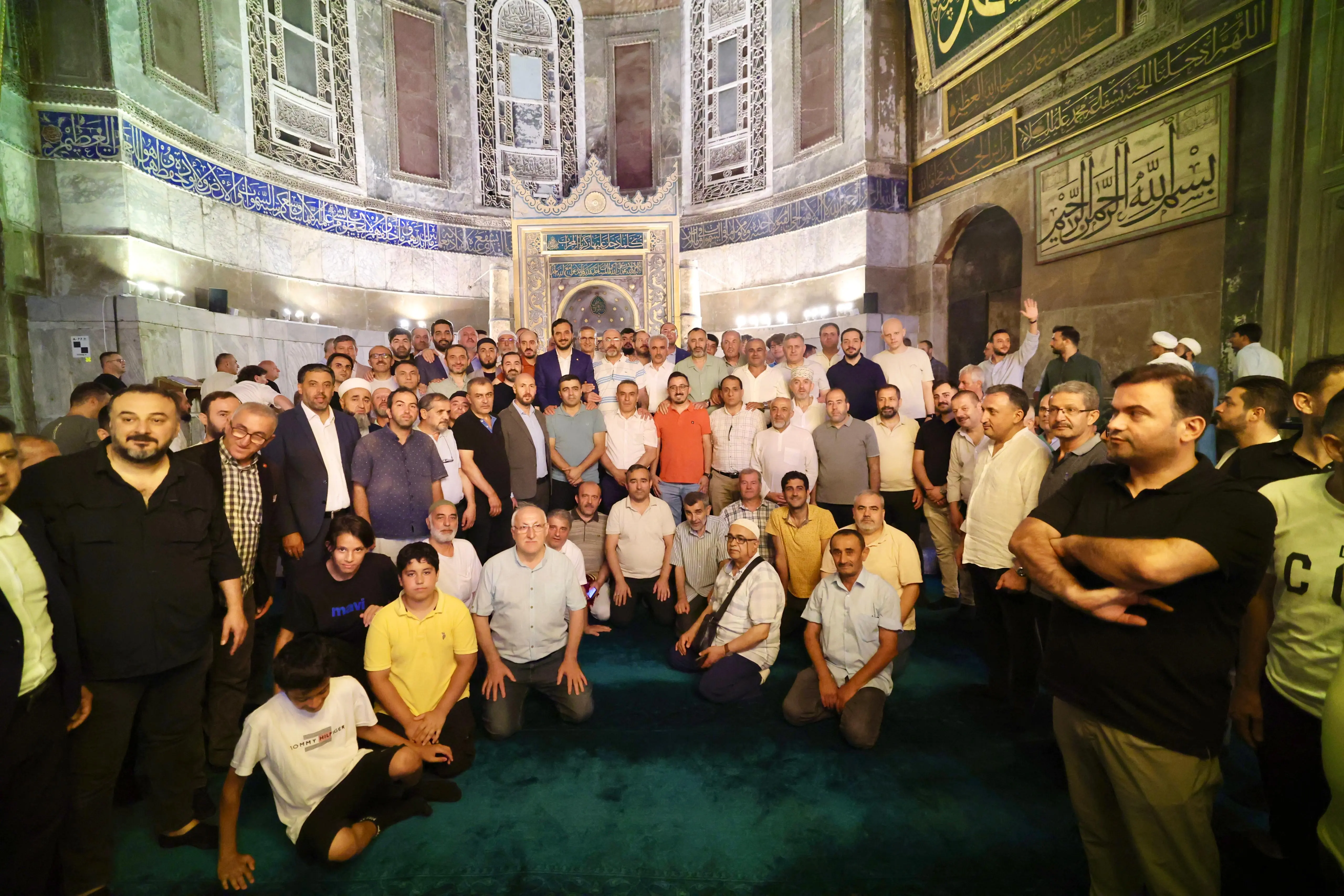Ayasofya’nın ibadete açılışının 5. yılında dualar tüm mazlumlar için yükseldi