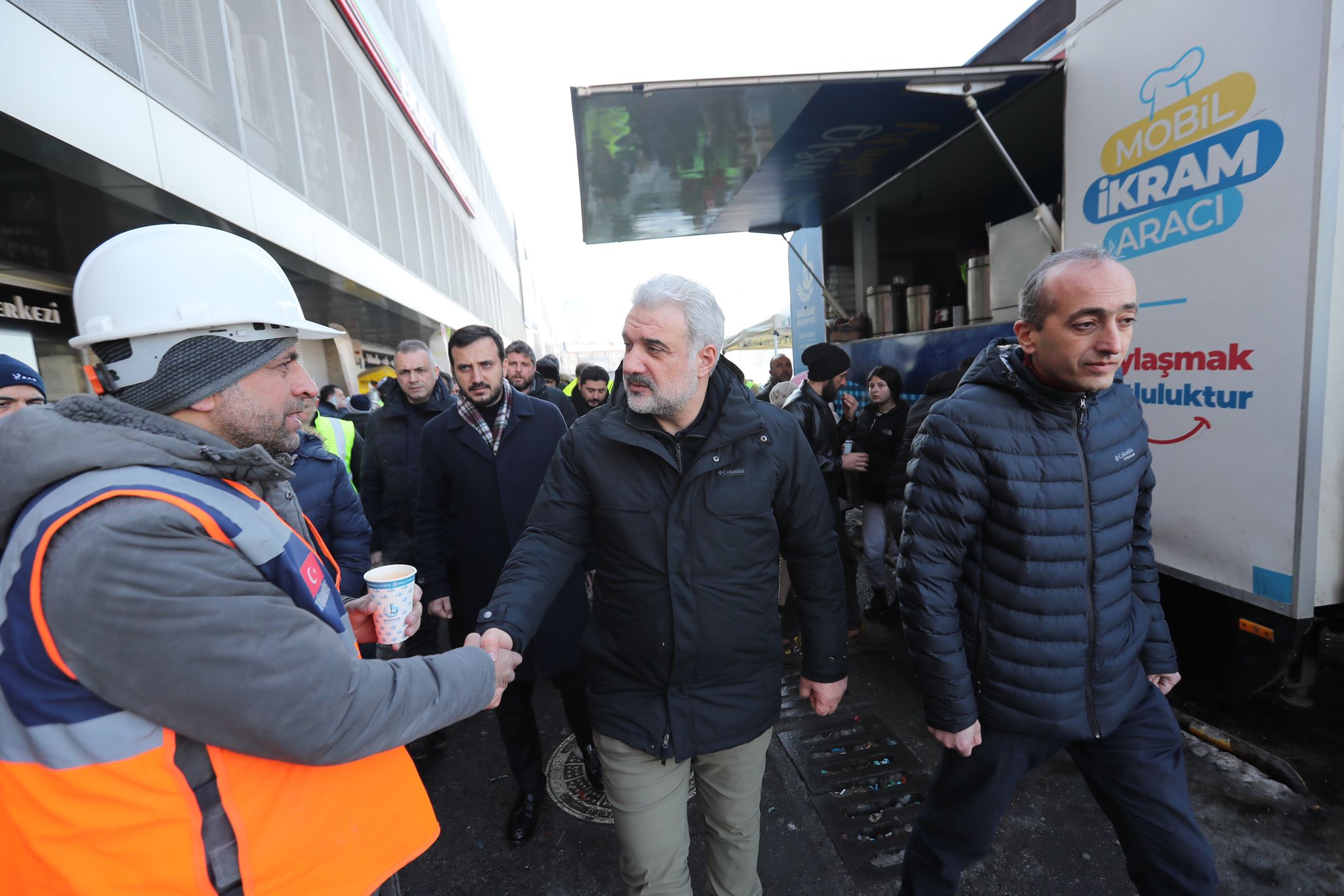 İl Başkanımız Kabaktepe Deprem Bölgesinde