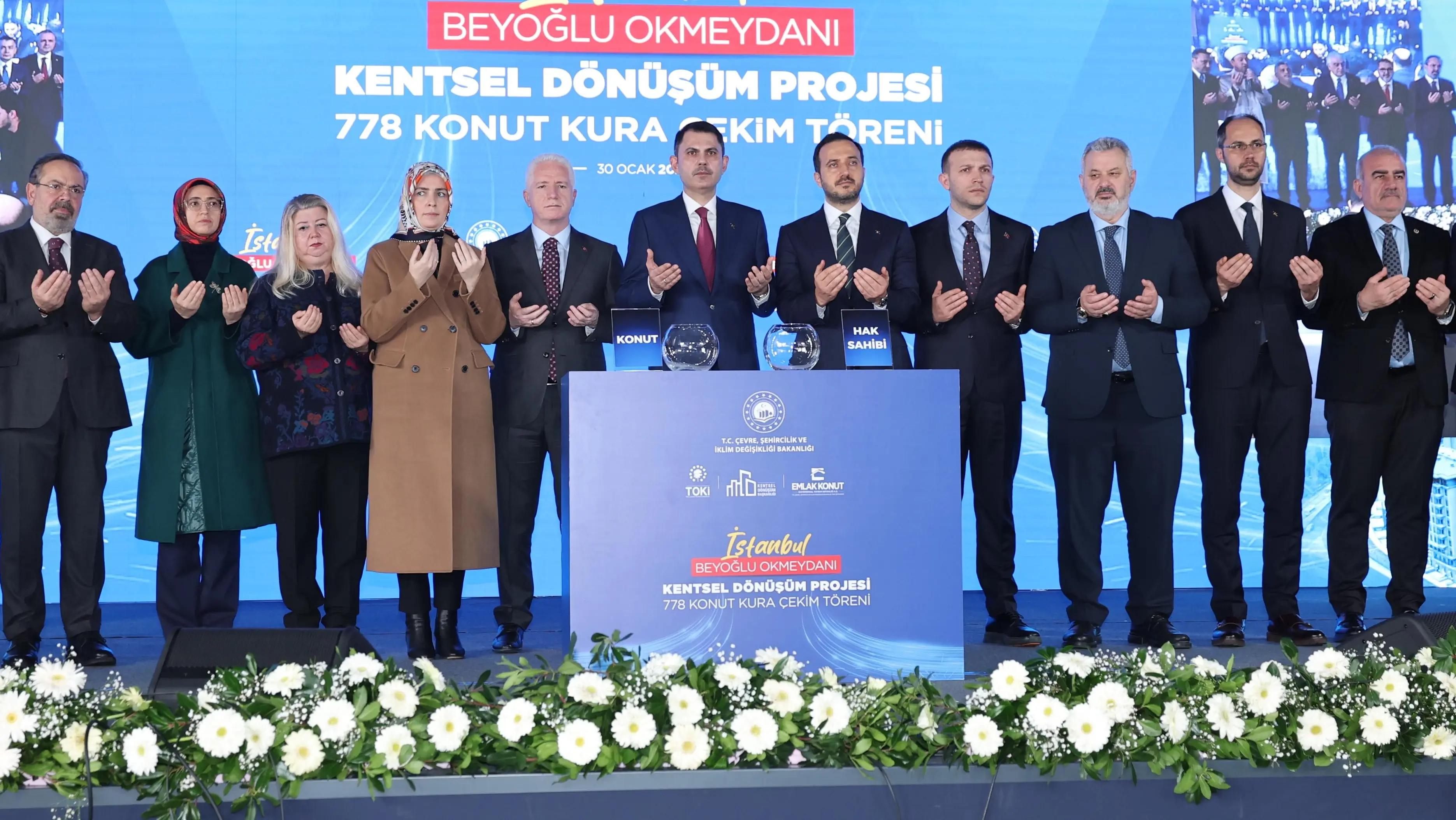 Okmeydanı Kentsel Dönüşüm Projesi kura çekimi gerçekleştirildi