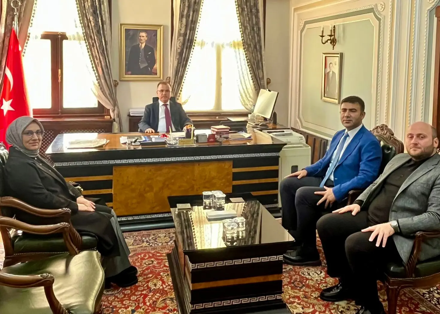 Sağlık Politikaları Başkanlığımızdan Vali Yardımcısı Hasan Gözen’e ziyaret