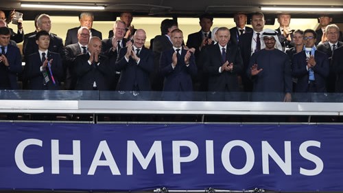 Cumhurbaşkanı Erdoğan, UEFA Şampiyonlar Ligi Final Karşılaşmasını İzledi