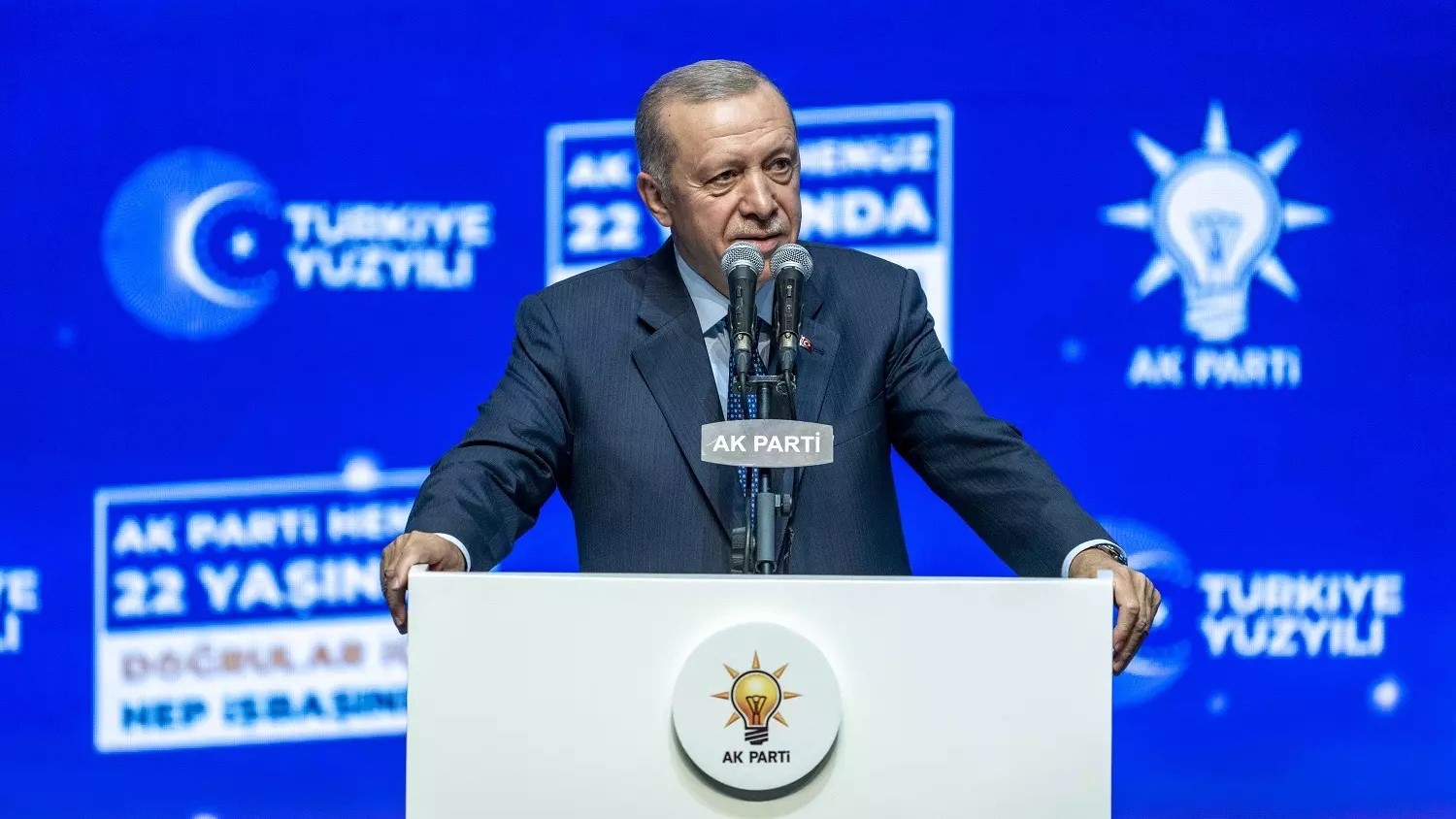 Cumhurbaşkanımız Erdoğan, Partimizin 22. Kuruluş Yıl Dönümü Programı'nda Konuştu