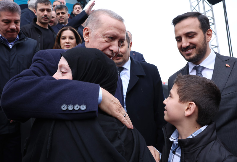 Erdoğan’a Bağcılar’da Sevgi Seli