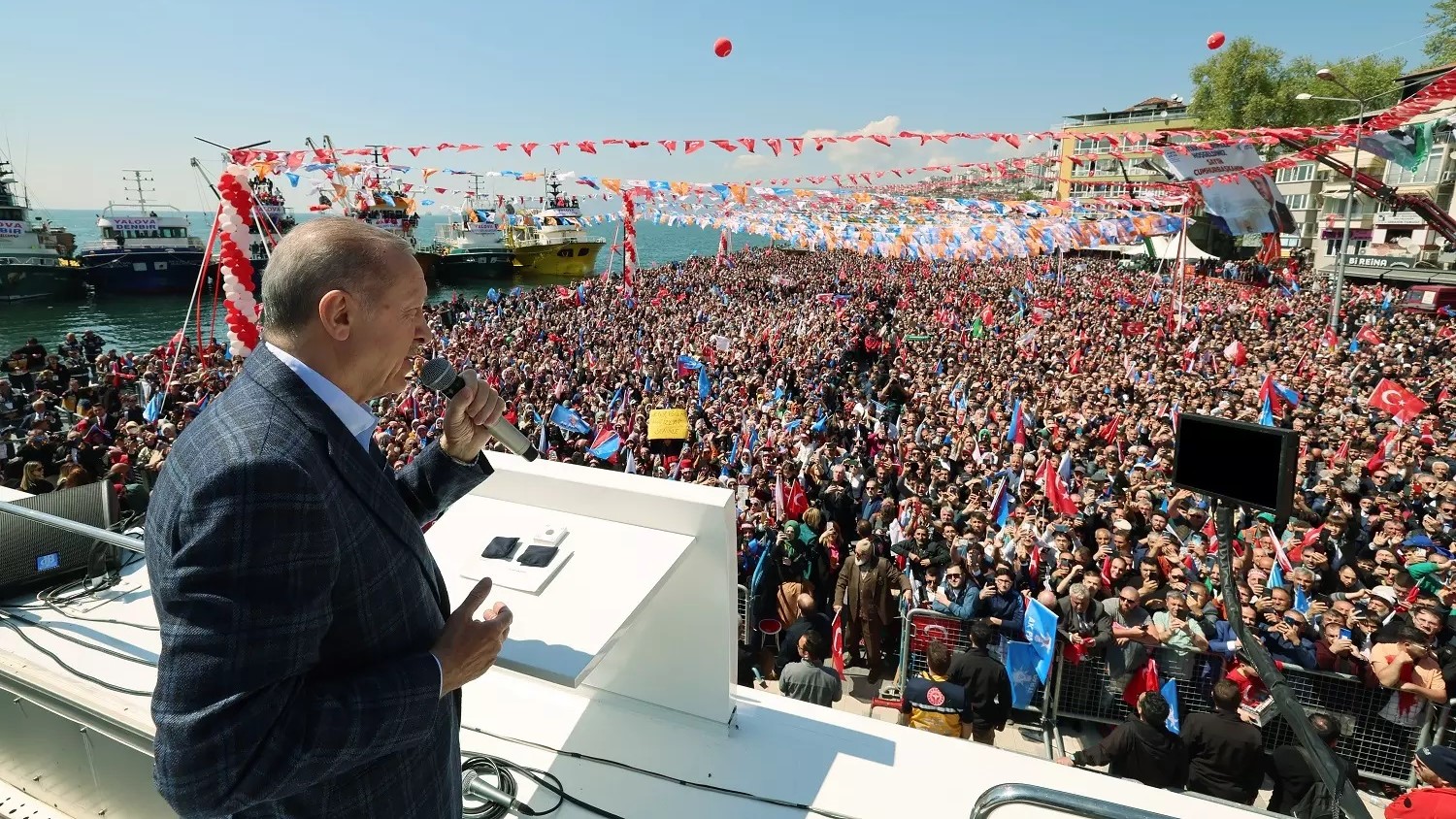 Cumhurbaşkanımız Erdoğan, Gemlik'te Halka Hitap Etti