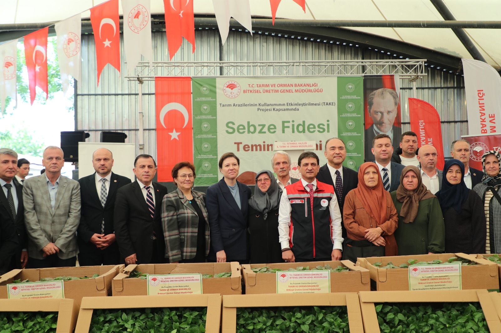 Silivri’de TAKE Projesi kapsamında 614 bin fide dağıtıldı