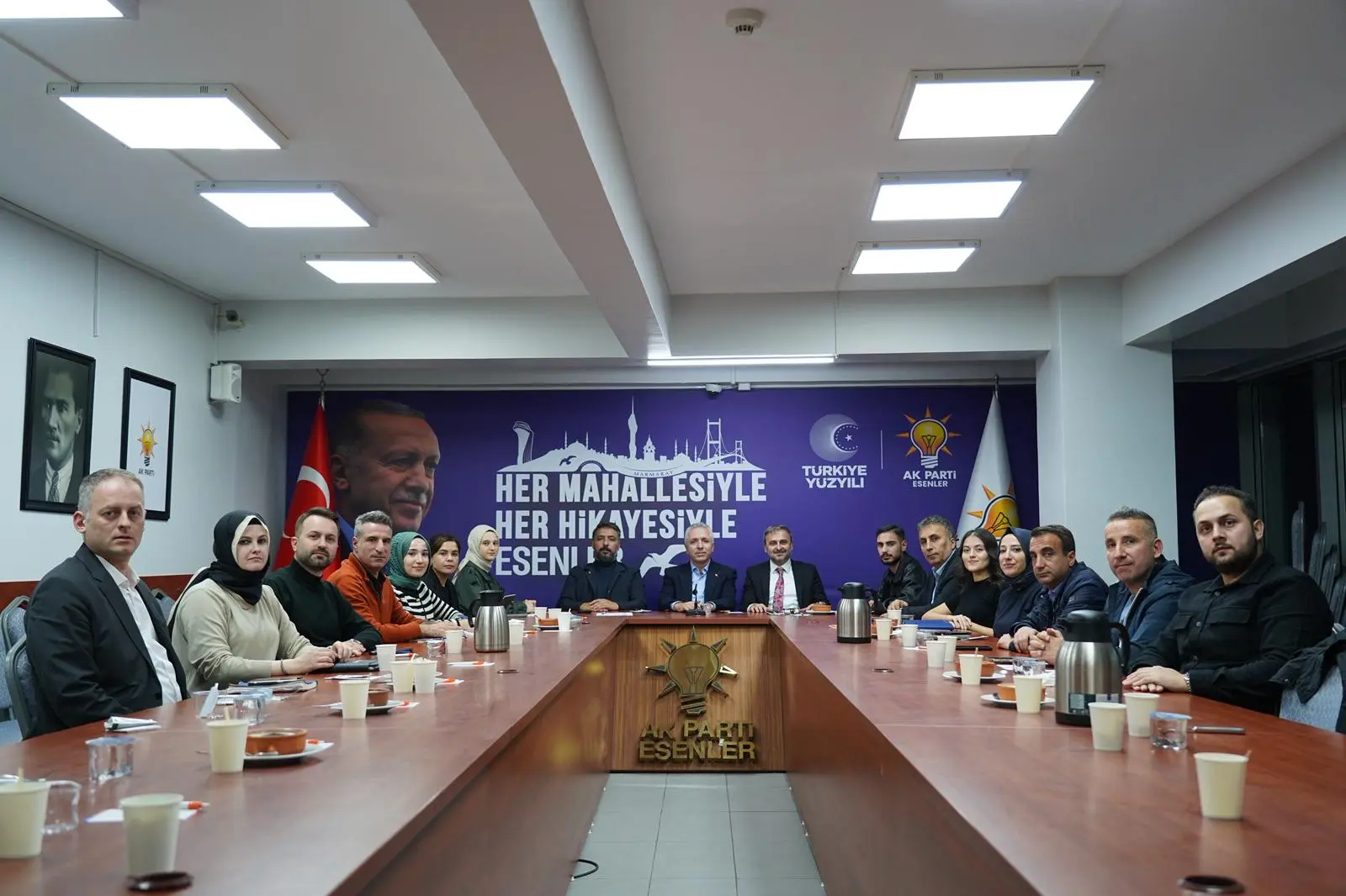 Esenler’de Tanıtım ve Medya 2. Bölge Aylık İstişare Toplantısı gerçekleştirildi