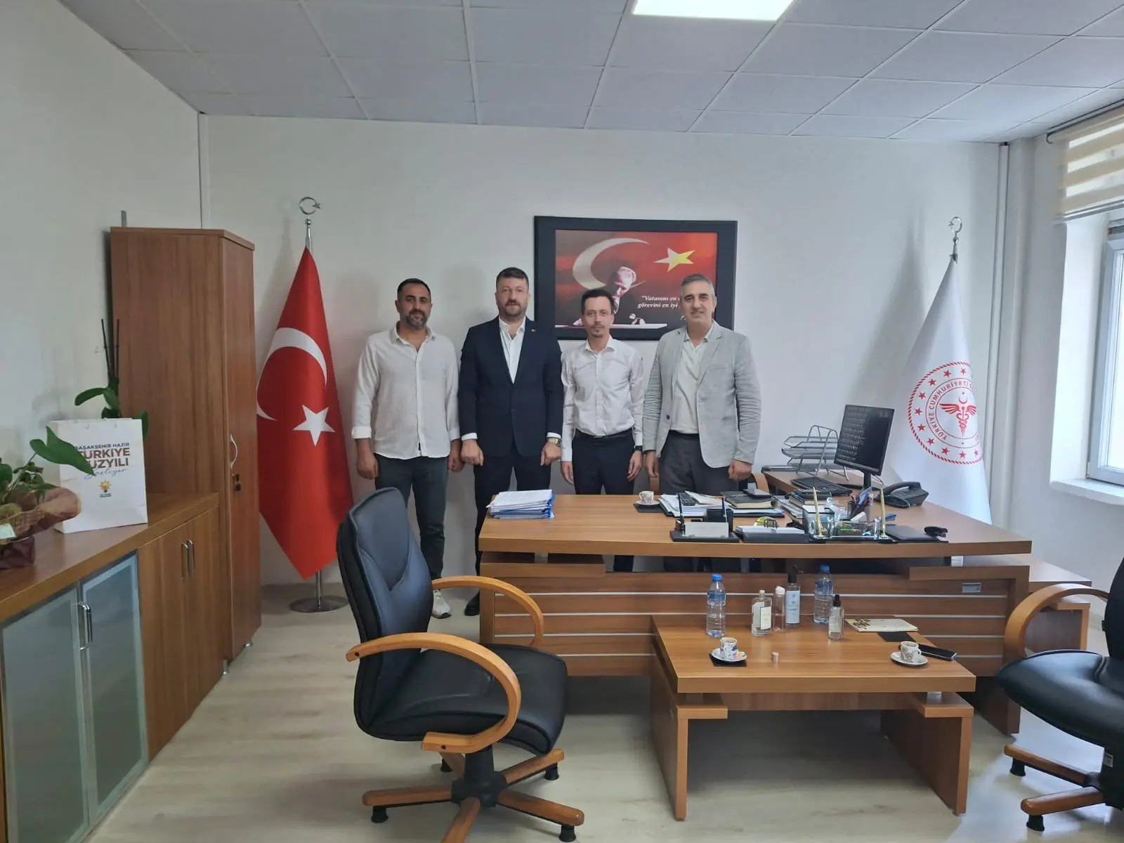 İlçe teşkilatlarımızdan sağlık kurumlarına ziyaret