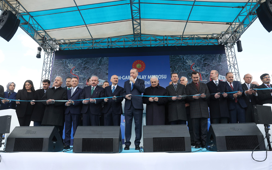 Cumhurbaşkanımız Erdoğan, AKM-Gar-Kızılay Metro Hattı'nın Açılış Töreni'nde Konuştu