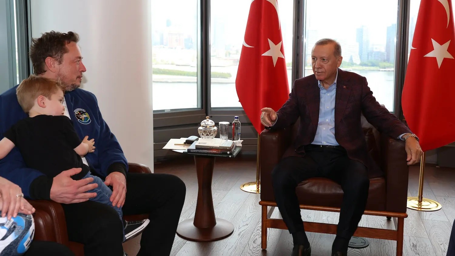 Cumhurbaşkanımız Erdoğan, Tesla ve Spacex'in Kurucusu Elon Musk'ı Kabul Etti