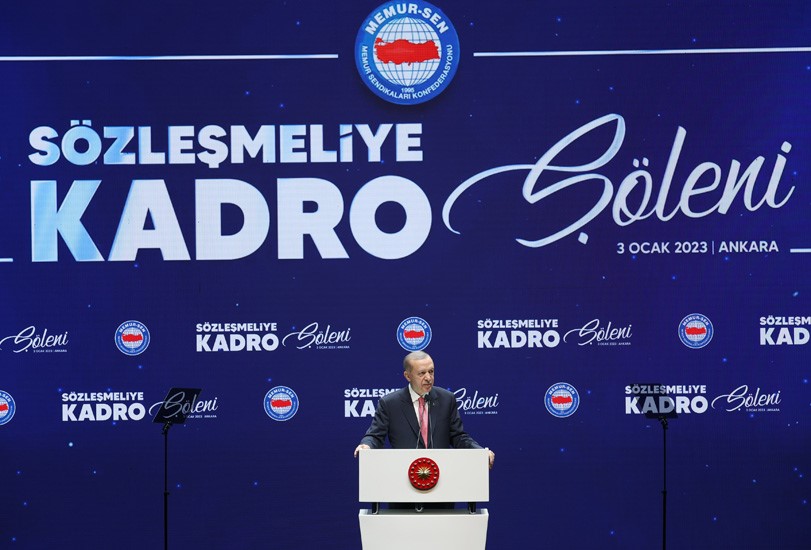 Cumhurbaşkanımız Erdoğan, Sözleşmeliye Kadro Şöleni’ne katıldı