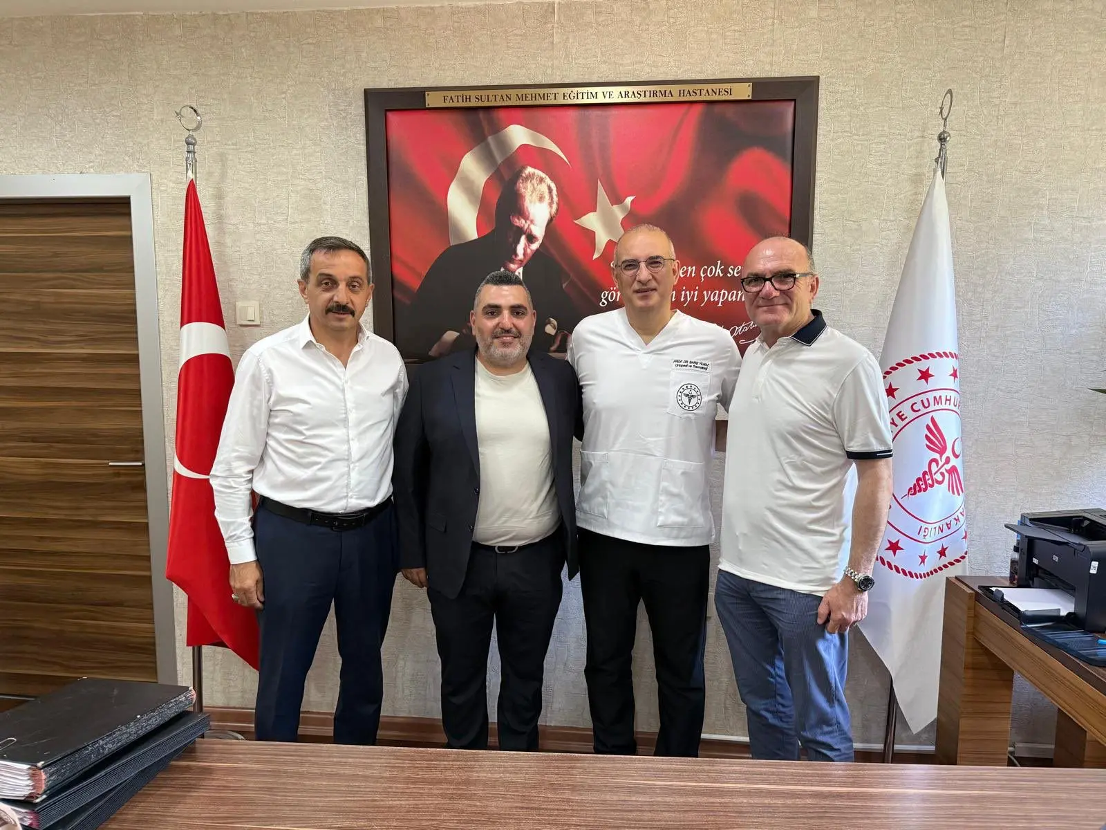 İlçe teşkilatlarımızdan sağlık kurumlarına ziyaret