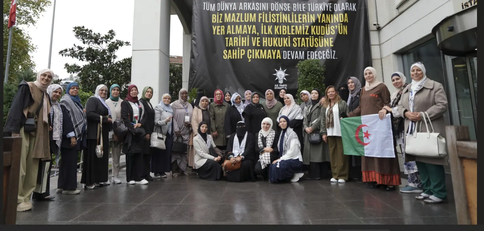Uluslararası Filistin Kadın Birliği temsilcilerini ağırladık