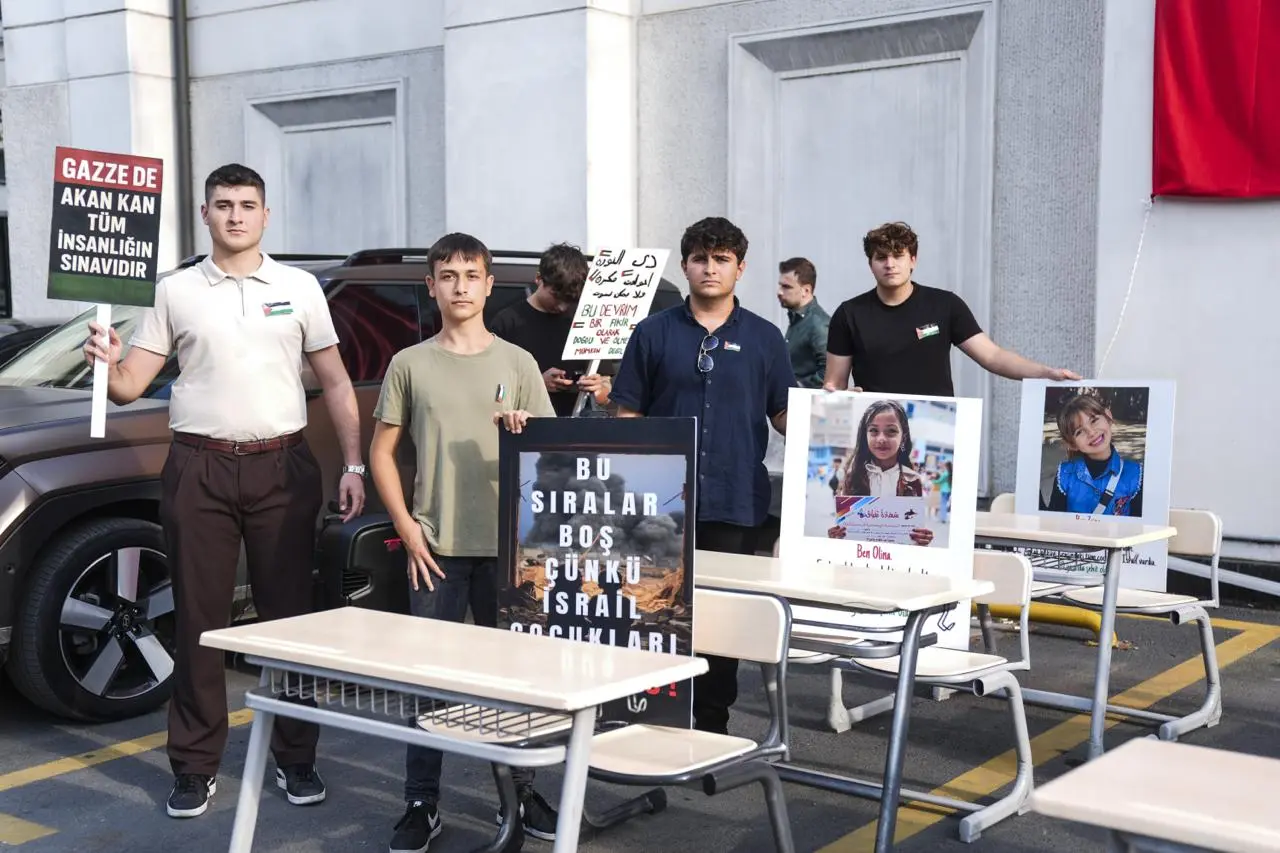 ‘Boş Sıralar’ etkinliğiyle Gazze'deki çocuklar anıldı