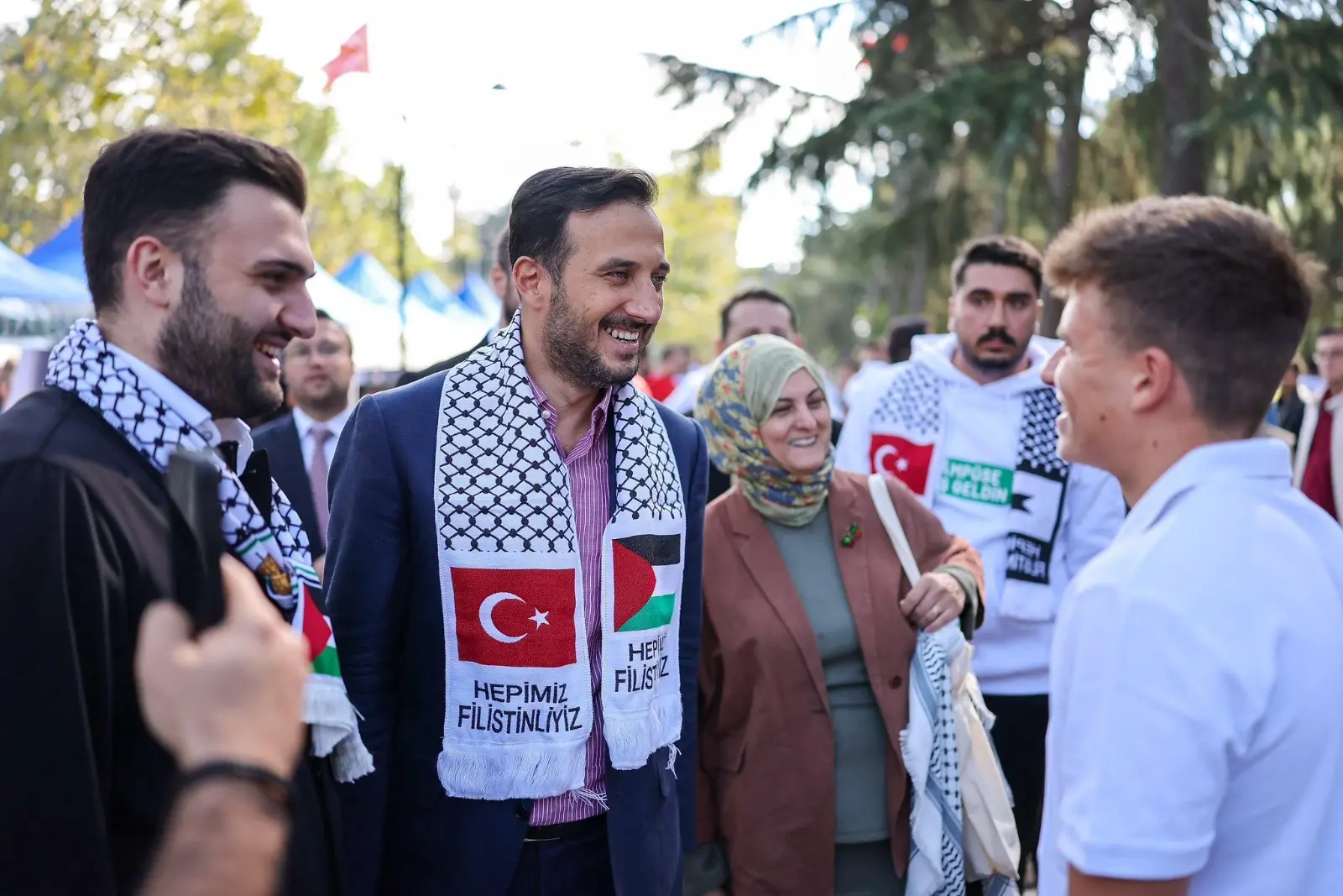 İl başkanımız gençlerle kampüste buluştu