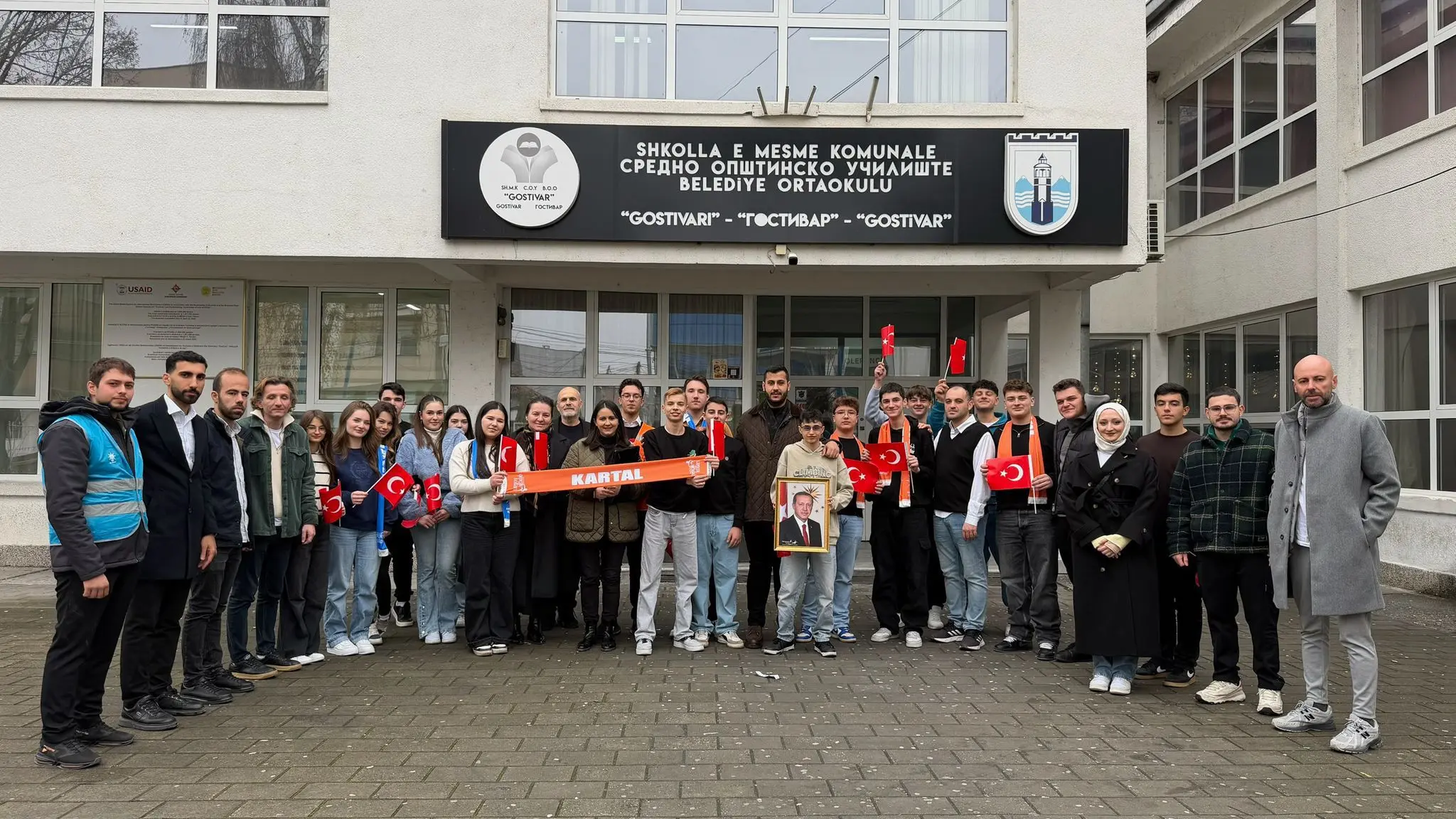 Gençlik Kollarımızdan Kuzey Makedonya’ya Eğitime Destek Programı