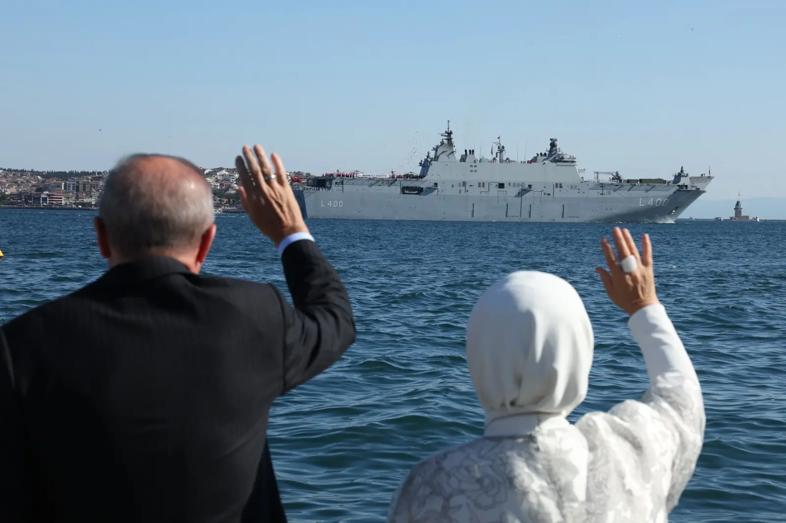 İstanbul Boğazı'nda TEKNOFEST Mavi Vatan geçidi